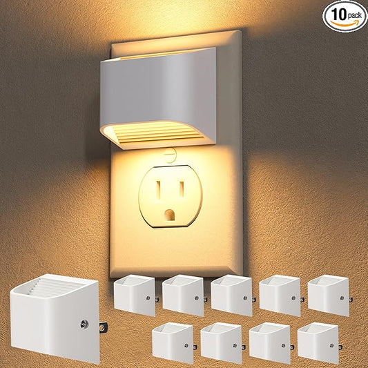 NIORSUN Plug in Night Light, Auto Brightness Sensor Night Light, 3000K Warm by NIORSUN