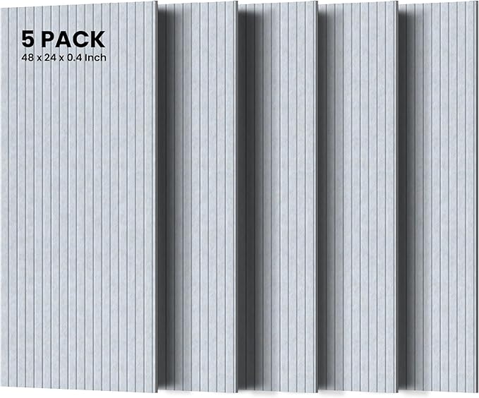 5 Pack Sound Proof Panels for Walls, Large Acoustic Panels for Media Room by TO-TH