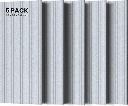 5 Pack Sound Proof Panels for Walls, Large Acoustic Panels for Media Room by TO-TH