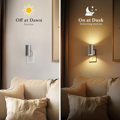 JandCase Night Light, LED Night Lights Plug into Wall, 2 Pack Automatic - Image 4