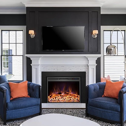 Trim Kit for 35.6" W x 27.5" H Electric Fireplace Inserts - Image 3
