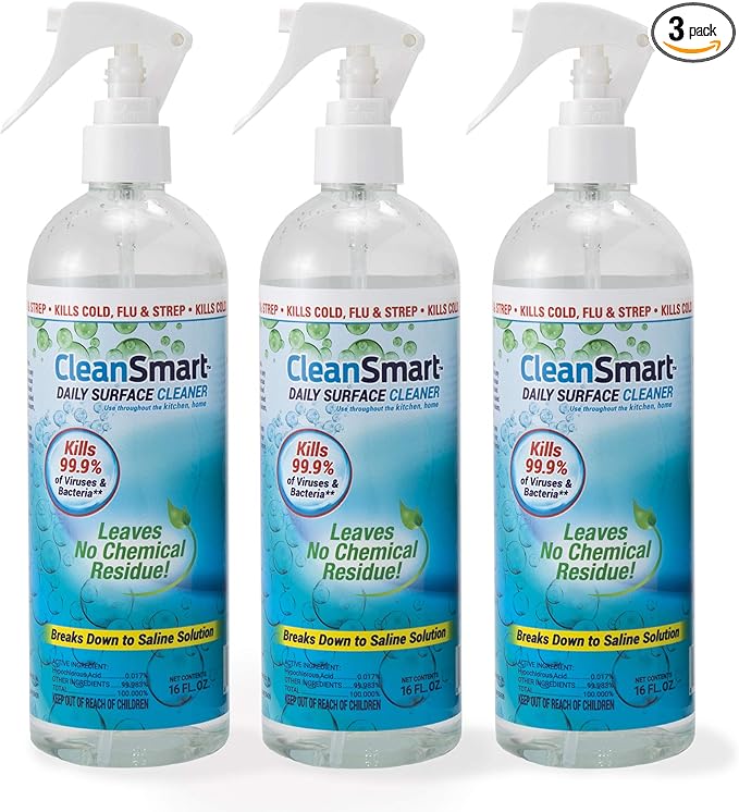 CleanSmart Daily Surface Spray Disinfectant, Kills 99.9% of Viruses, Mold & by CleanSmart%E2%84%A2