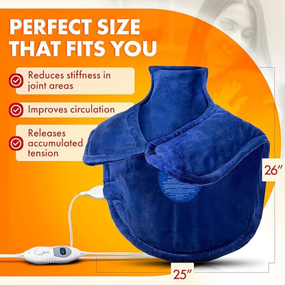 Theracare Reusable Micro-Plush Fabric 25 X 26 Inch Heating Pad 24-610 1 Each - Image 6