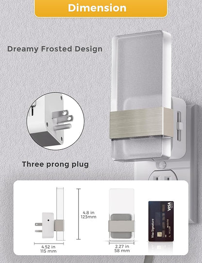 L LOHAS LED Night Light, Night Lights Plug Into Wall, 2 Pack Decorative - Image 6