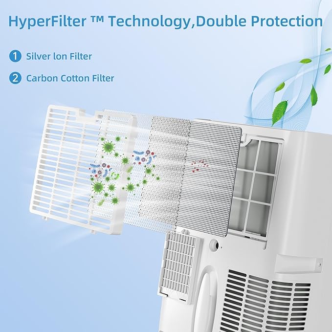 Portable Air Conditioners 12000 BTU, Remote Control AC - Image 7