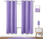 KOUFALL Lavender Curtains for Bedroom Girls 2 Panels Set Blackout Light by KOUFALL