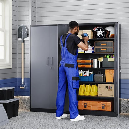 Yizosh Metal Storage Cabinet - Image 6