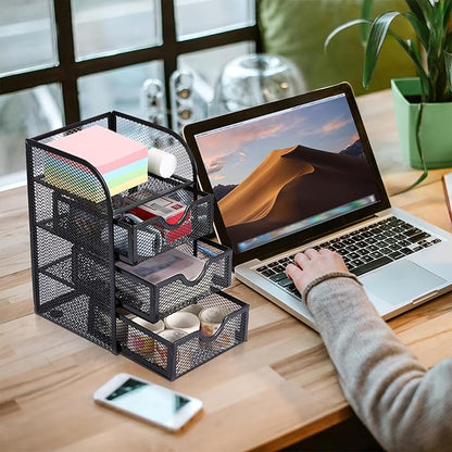 BTSKY Metal Mesh Battery Storage Organizer - Image 7