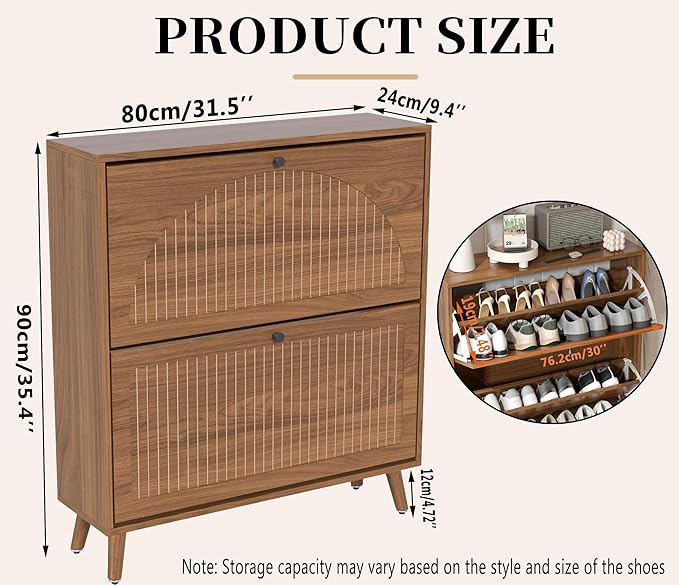 Shoe Storage Cabinet for Entryway - Image 2