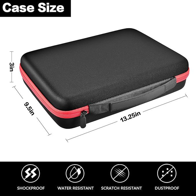 Comecase Battery Organizer Storage Box, Carrying Case Bag Holder - Image 5