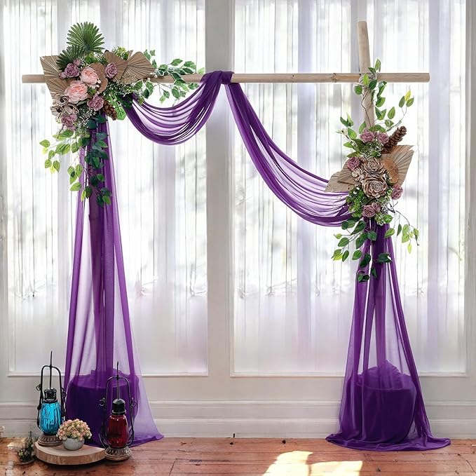 MDS Halloween Chiffon Draping Fabric - 2 Panel, 30" Wide x 100ft Long - ...