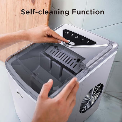 Silonn Ice Makers Countertop, 9 Cubes Ready in 6 Mins, Self-Cleaning Ice Machine - Image 6