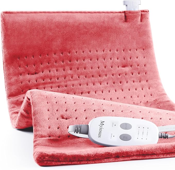 Massaging Weighted Heating Pad for Back Pain Relief, Heating Pads for Neck by Unknown