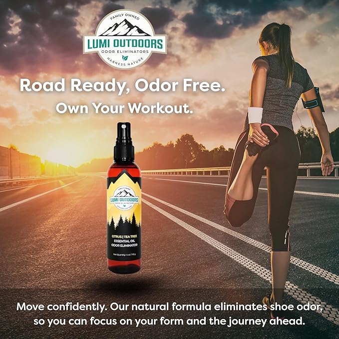 Lumi Outdoors Natural Shoe Deodorizer Spray & Odor Eliminator - Image 7
