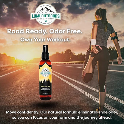Lumi Outdoors Natural Shoe Deodorizer Spray & Odor Eliminator - Image 7
