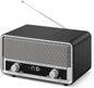 Vintage Wood AM FM Clock Radio by Audiocrazy