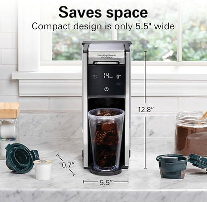 Hamilton Beach FlexBrew Advanced 4-in-1 Single Serve Hot & Iced Coffee Maker - Image 3