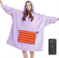 MAXEVE Heated Wearable Blanket Hoodie by MAXEVE