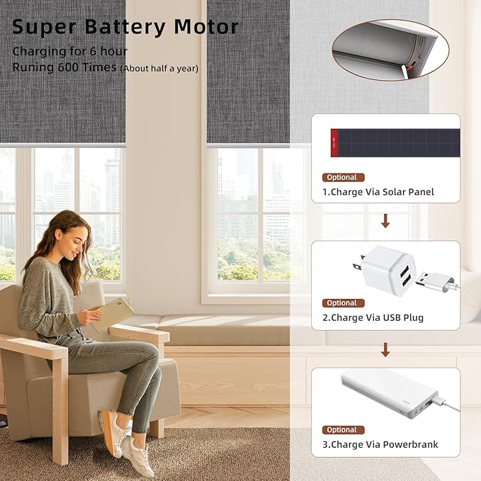 Motorized Blinds Roller Shade - Image 5