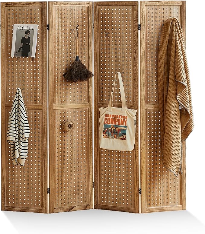 Asnefeli Pegboard Display Room Divider by AsNefeli