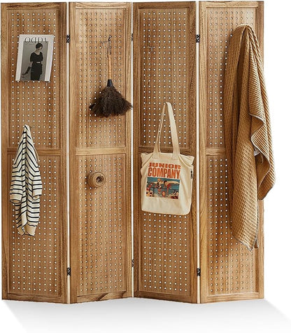 Asnefeli Pegboard Display Room Divider by AsNefeli