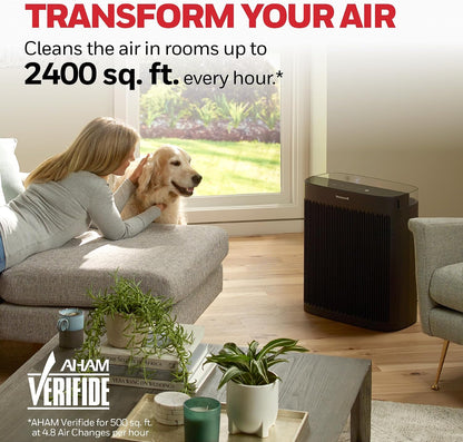 honeywell hepa air purifier for home, 2423 ft², view 9
