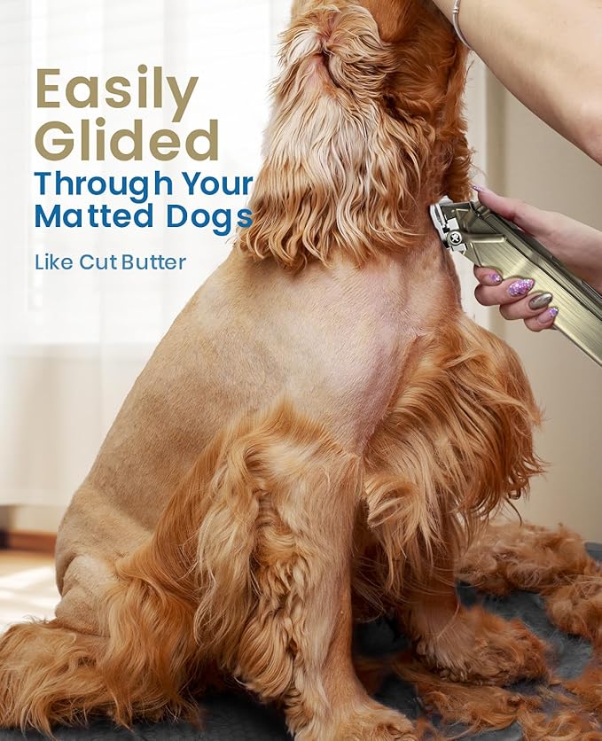 oneisall Dog Clippers for Grooming for Thick Heavy Coats/Low Noise Rechargeable - Image 2
