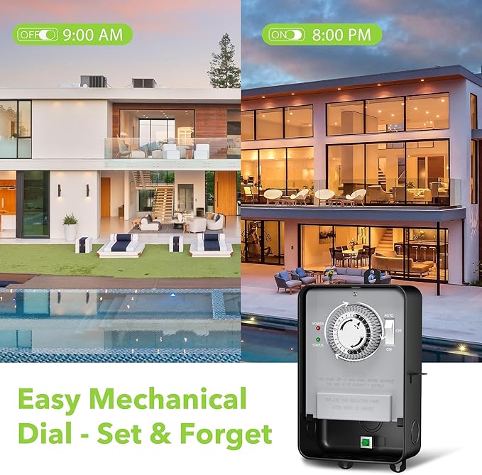 BN-LINK Pool Timer, Outdoor Mechanical Timer Switch - Image 5