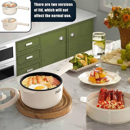 Dezin Electric Cooker, 2L Non-Stick Sauté Pan, Rapid Noodles Cooker, Mini Pot - Image 4