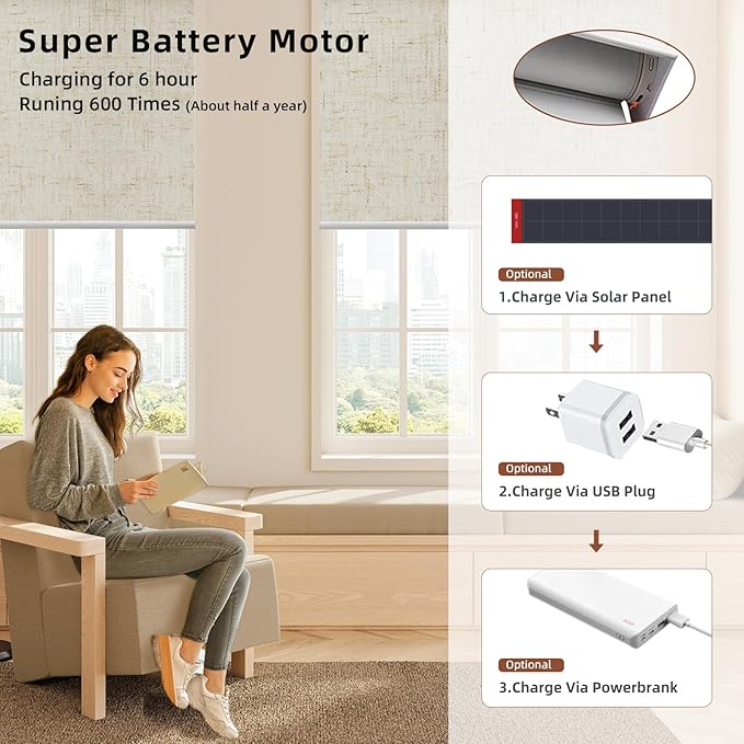Motorized Blinds Roller Shade - Image 5