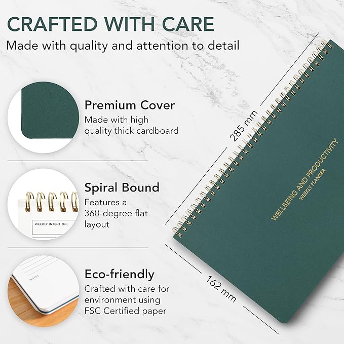 Zen & Flow - Undated Weekly Planner, Dashboard Desk Pad, To Do List Notepad - Image 5