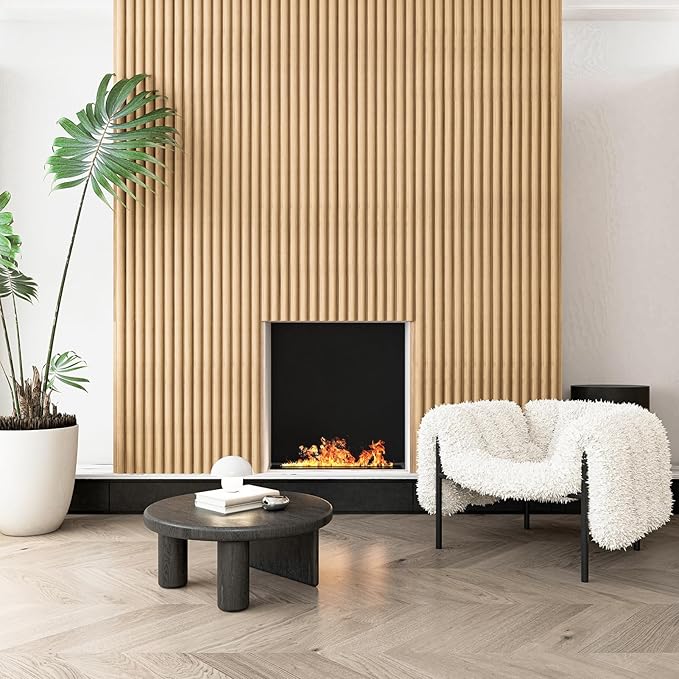 Art3d 4 Pc 96"x5.7" Wood Slat Wall Panel - Image 7