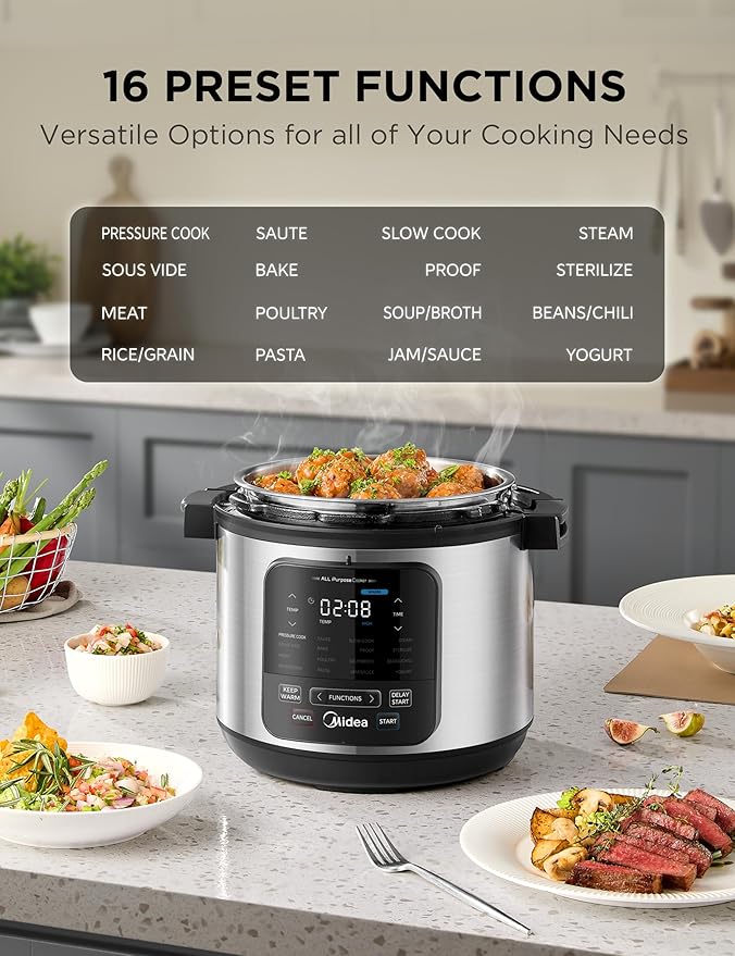 Midea 10-in-1 Electric Pressure Cooker - Image 2