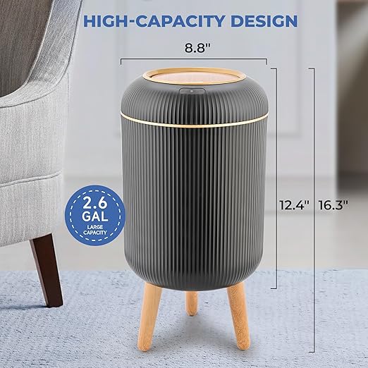 Pukomc Smart Sensor Wastebasket, Convenient and Hygienic Easy to Use, - Image 7