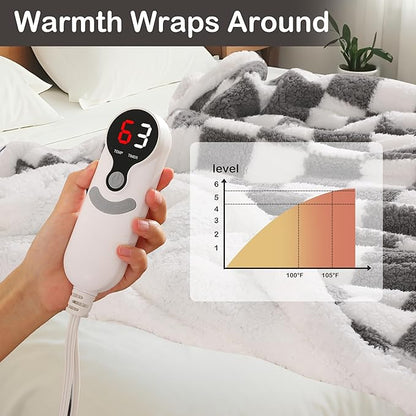 Electric Heated Blanket Full Size 72"×84" - Image 6