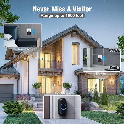 SECRUI Doorbell, Wireless Doorbell - Image 5