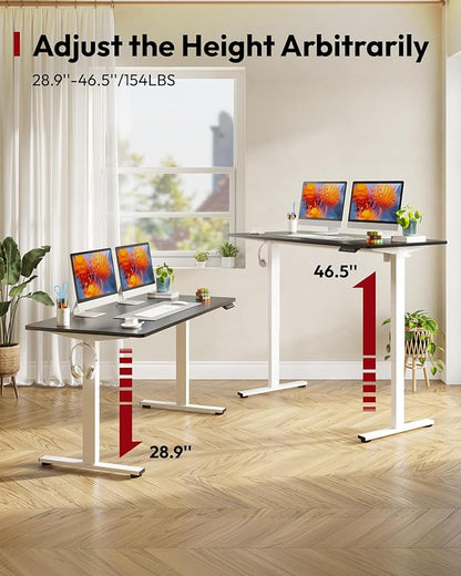SANODESK Electric Standing Desk 48 x 30 Inches Whole-Piece Desktop Height - Image 8