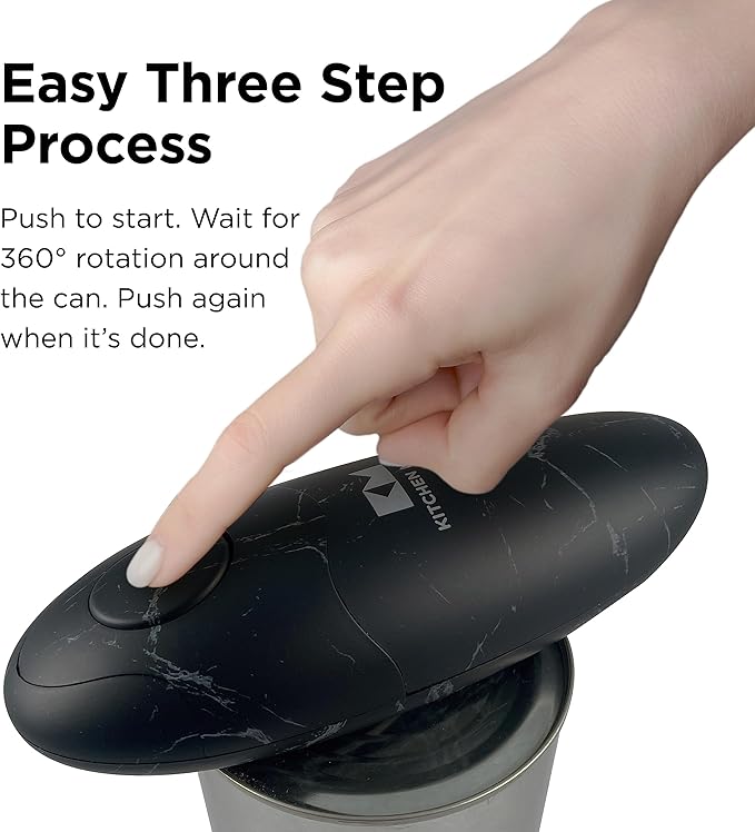 Kitchen Mama Auto 2.0 Electric Can Opener: Blade Opens Almost Any Can Pop or - Image 2