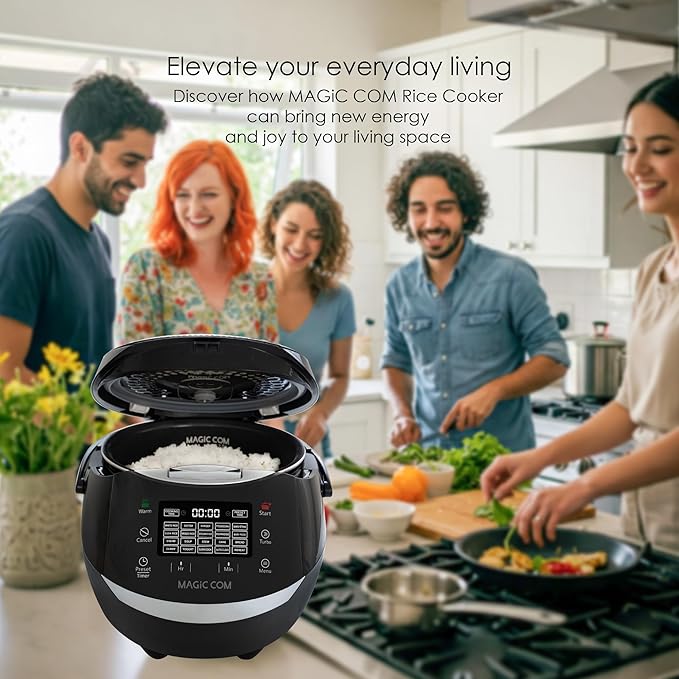 MAGiC COM multi-Functional Digital Rice Cooker 10 Cup Uncooked, 15-in-1 - Image 5