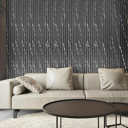 Art3d 8-Pack WPC Slat Panel for Interior Decor, Decorative Fluted Accent Wall - Image 5