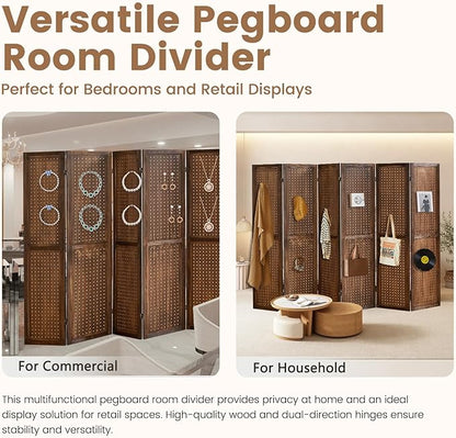 Aleesing 6 Panel Pegboard Display - Image 5