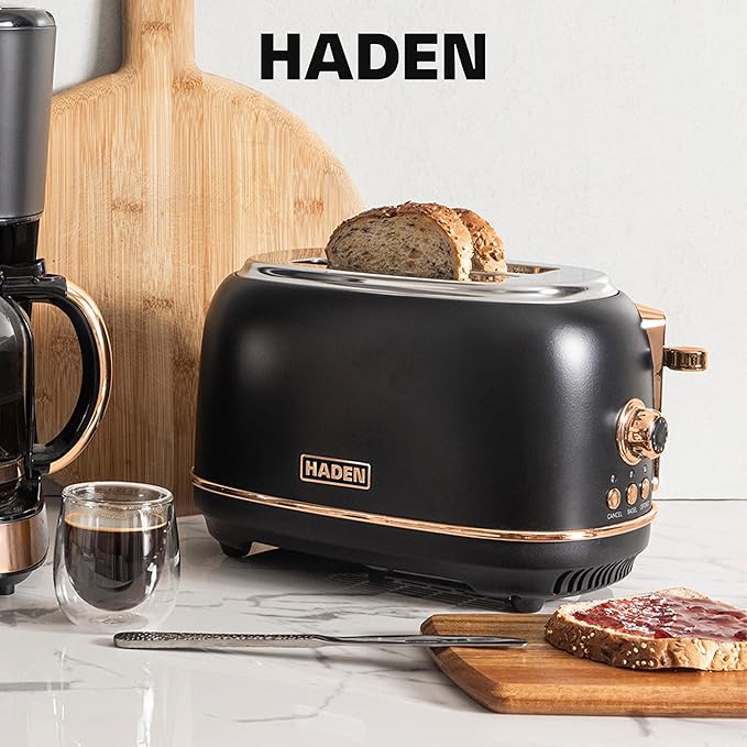 Haden Heritage 2 Slice Wide Slot Stainless Steel Toaster - Image 7