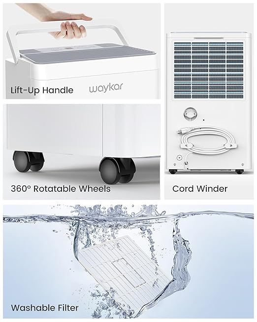 Waykar 150 Pint 2025 Energy Star Dehumidifier - Image 8