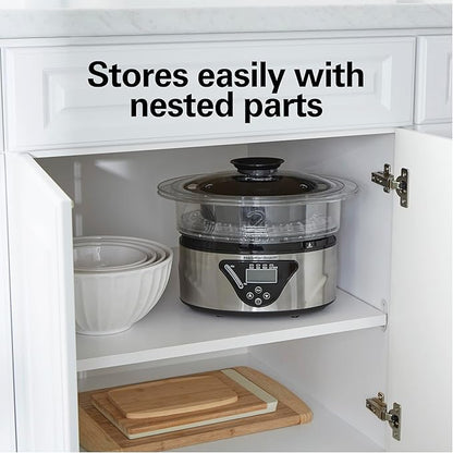Hamilton Beach Digital Electric Food Steamer & Rice Cooker - Image 6