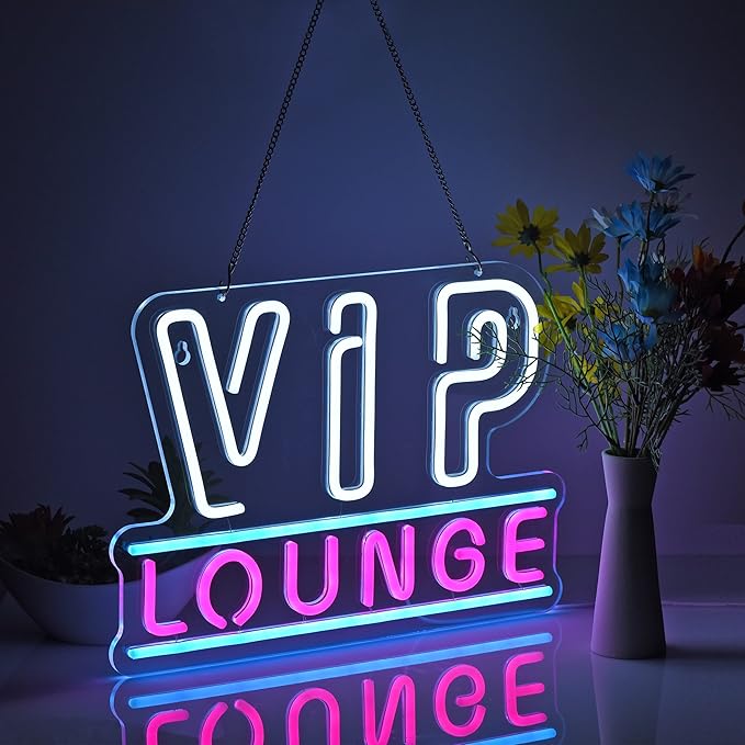 ZODZ VIP Lounge Neon Sign LED Light up Sign - Image 6