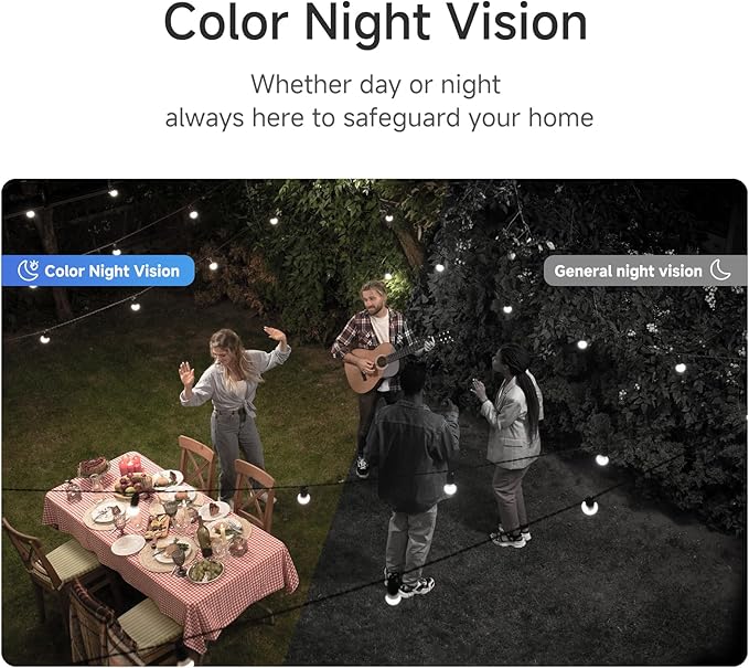 Noorio Dual Lens 2K Security Camera Outdoor, Outside Cameras - Image 5