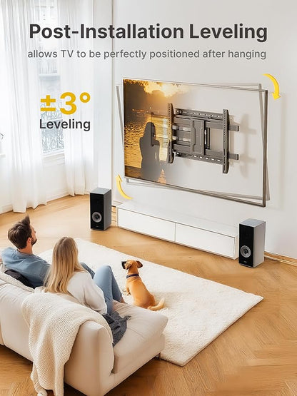 monTEK Long Arm TV Wall Mount for Most 43-80 Inch TVs, 42 Inch Long Extension - Image 8