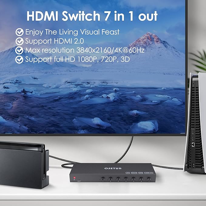 7 in 1 Out HDMI Switch 4K@60Hz - Image 5