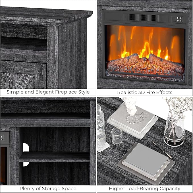 Electric Fireplace, Fireplace TV Stand - Image 7