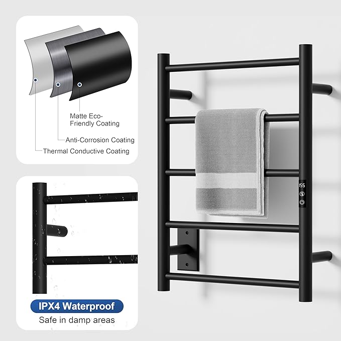 Heated Towel Racks, Towel Warmer Rack - Image 2